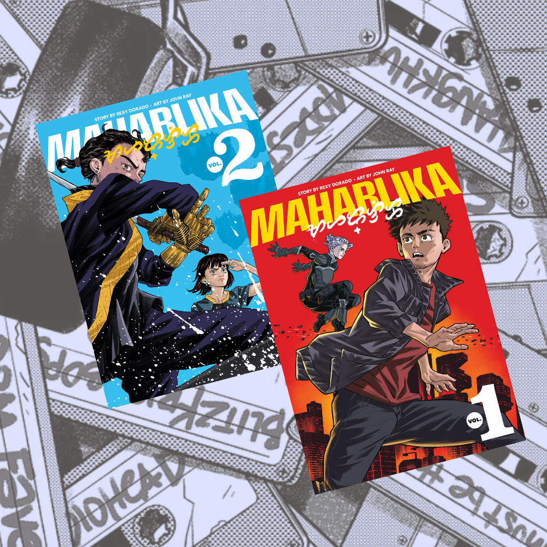 MAHARLIKA Volume 1 + 2 Bundle | Filipino Sci-Fi Manga by Rexy Dorado and John Ray